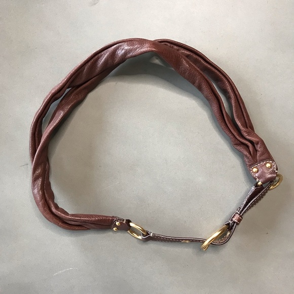 MIU MIU Brown Leather Belt Vintage Y2K main image 5